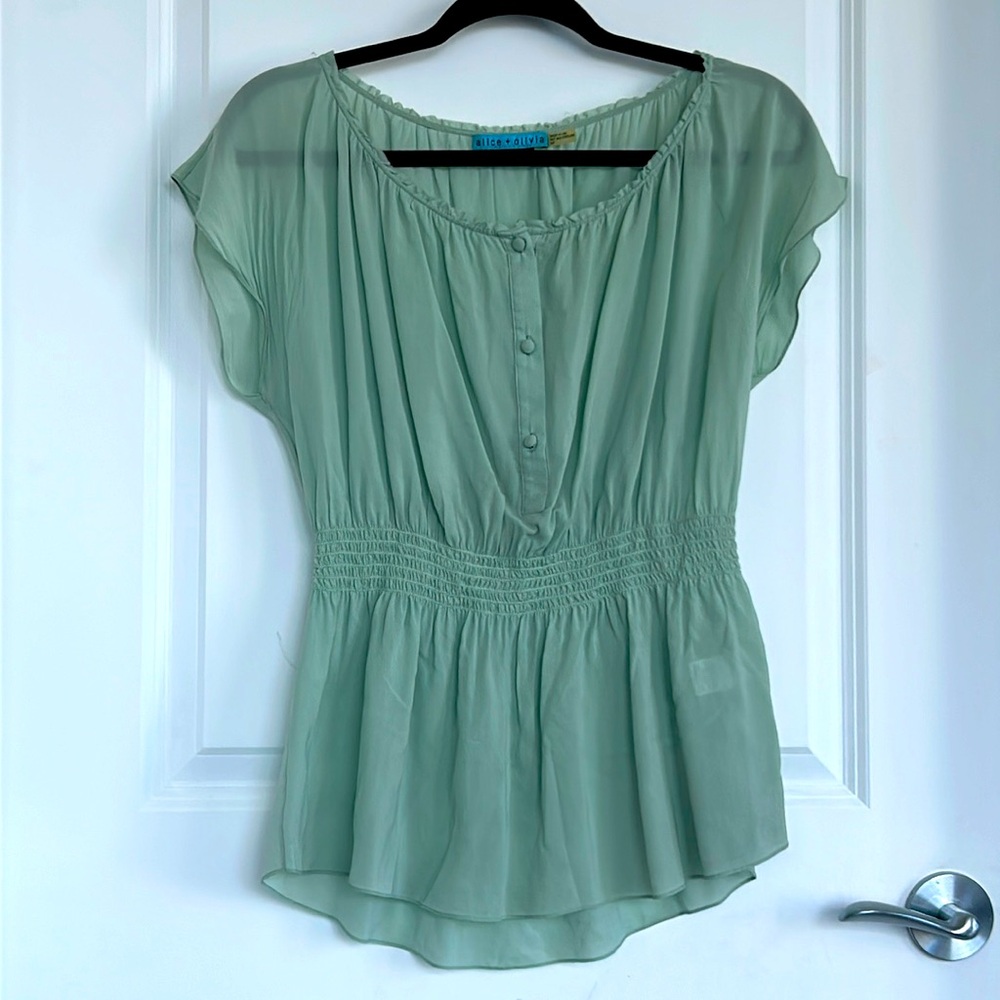 ALICE & OLIVIA silk blouse
